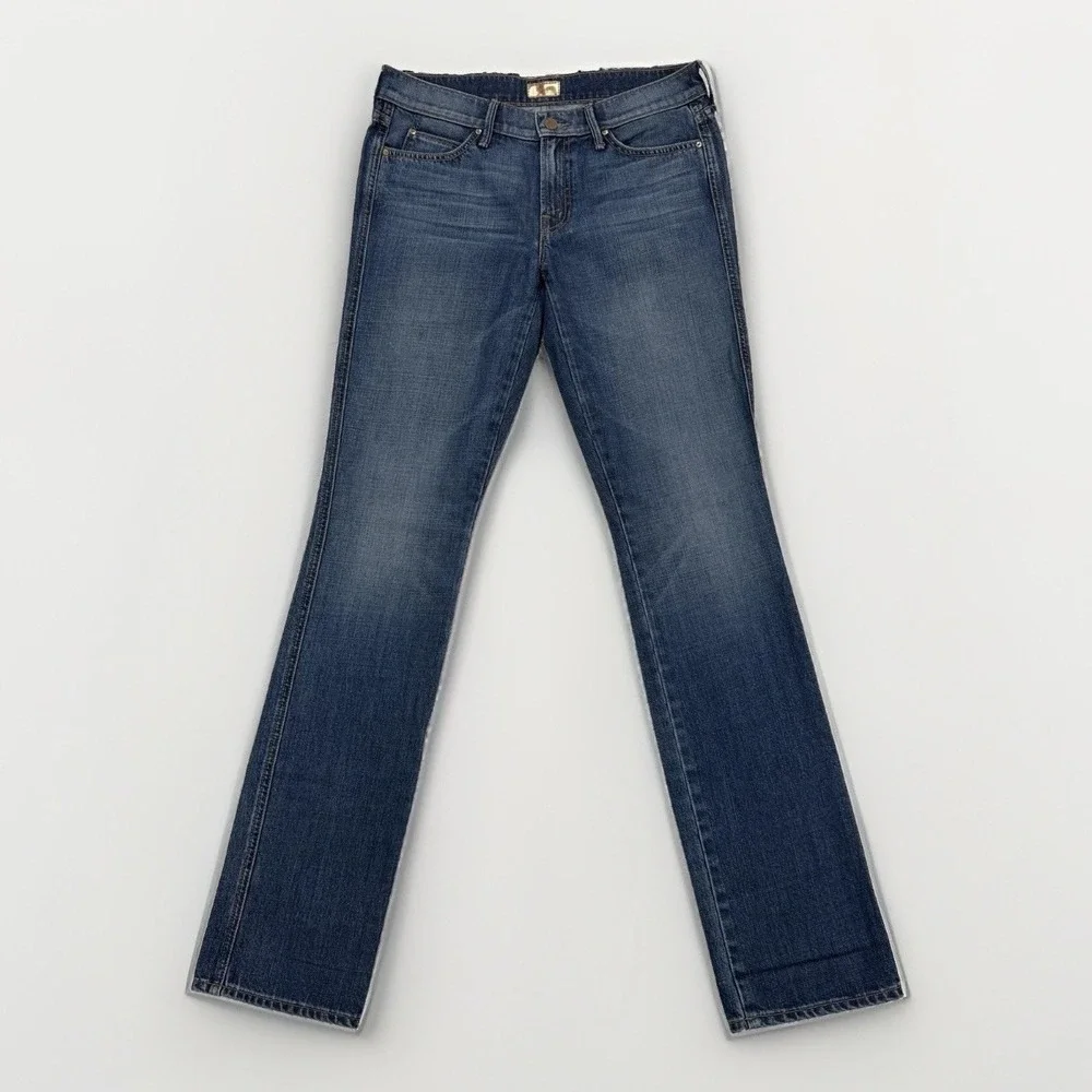 MOTHER Holy Rascal Straight Jeans Women's 30x34.5 Sample Y2K Designer Boho
